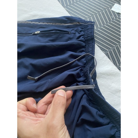 VTG Nike Dri-Fit Activewear Pants XL Blue Athleisure‎ Adjustable Track Pants - Picture 6 of 11